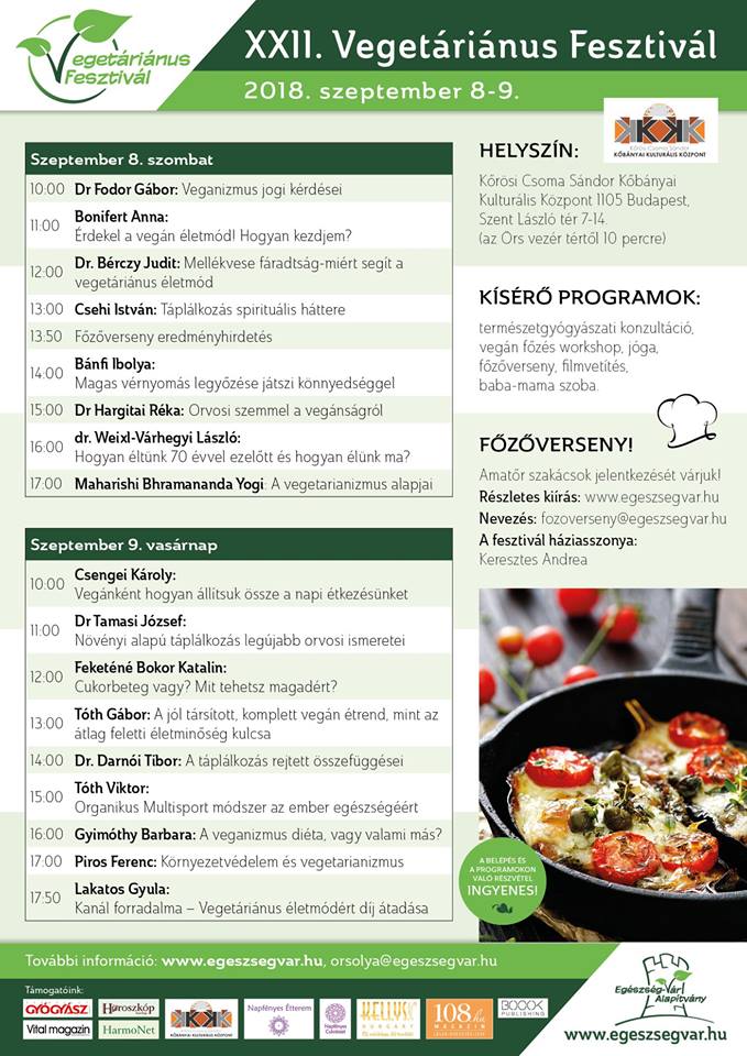 Kobanyai Vegetarianus Fesztivál 2018